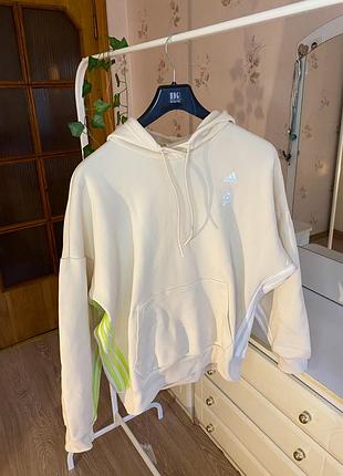 Худі/толстовка жіноча бежева adidas
