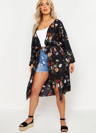Платье кимоно халат boohoo