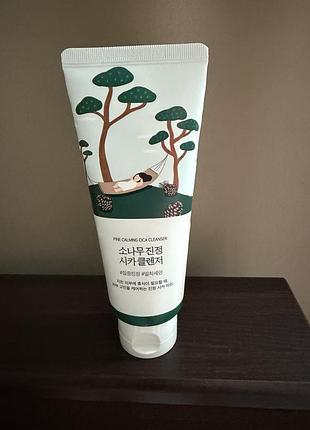 Round lab pine calming cica cleanser очищувальна пінка з екстрактом голок сосни