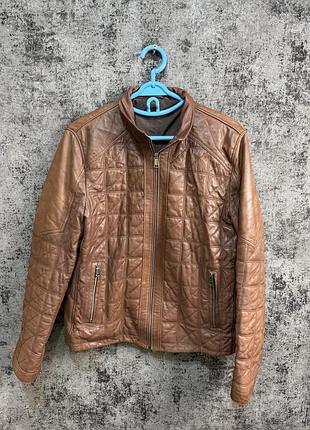 Шкіряна куртка ares leather & fur