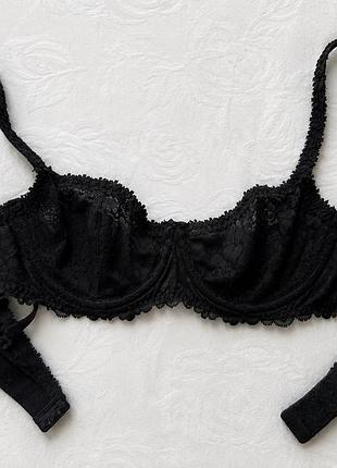 Бюстгальтер victoria’s secret pink, 75a (34a), чорний