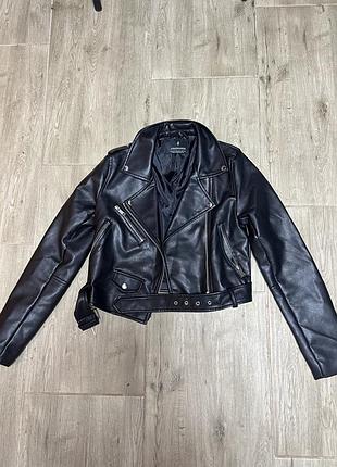 Шкіряна косуха stradivarius, xs
