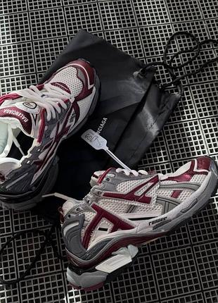 Blcg  runner sneaker 'burgundy grey'