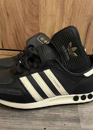 Шкіряні кросівки адідас la trainer 41.5-42 розмір