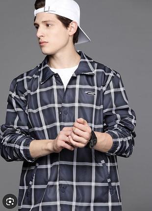 Ветровка куртка в клетку adidas originals