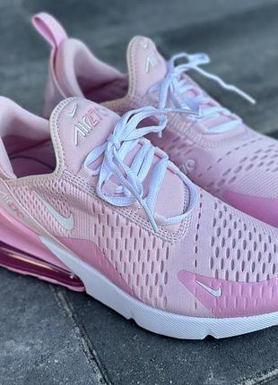 Кросівки nike air max 270 лімітовані в ніжно-рожевому кольорі «pink foam» розмір40