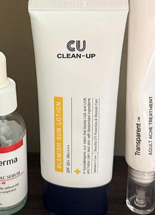 Сонцезахисний крем cu skin blemish sun lotion