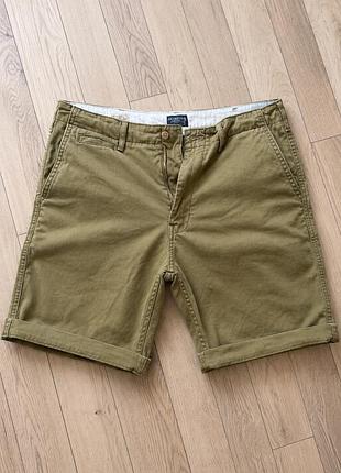 Чоловічі джинсові шorts levi's, розмір 33, хакі