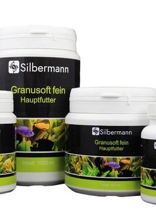 Корм silbermann granusoft fine 250 ml (sis101) гранулы 0,7 мм для аквариумных рыб