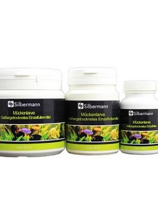 Корм silbermann bloodworms fd 120 ml (sis180) мотиль сублімований для акваріумних риб