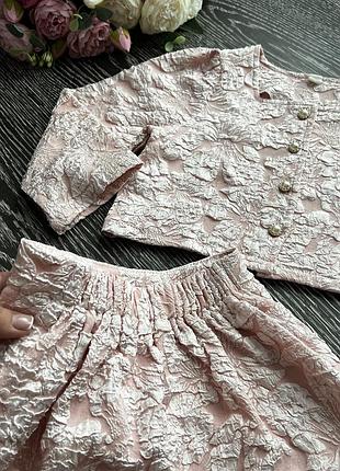 Стильний святковий костюм для дівчинки / дитячий костюм