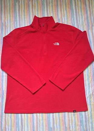 The north face мужская флисовая кофта/ зепка.размер хл