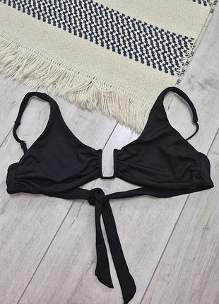 Чорний верх від купальника з регулюючими брителями h&m eur 40, m