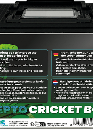 Террариум repto cricket box l 30 x 15 x 20cm (r1100250)