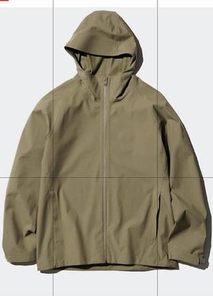 Мужская парка дождевик  uniqlo