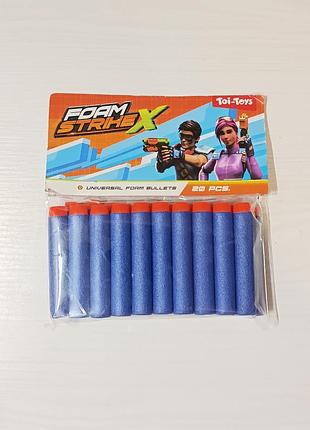 Набір універсальних м'яких патронів toi-toys foam srike x 20 шт