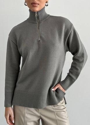Светр 100% шерсть trenery m-l меланж преміального бренду