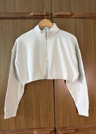 Зіп худі вкорочене бренду zara