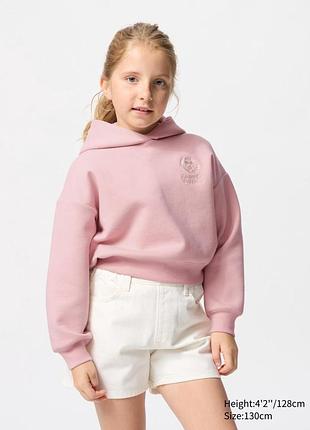 Короткий худи для девочки dry uniqlo 150см