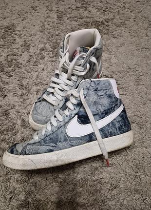 Джинсові кеди nike