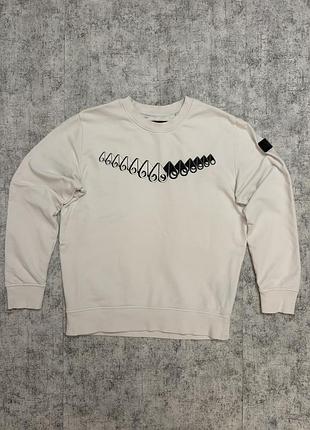 Свитшот, кофта moose knuckles logo printed crewneck sweatshirt (оригинал)