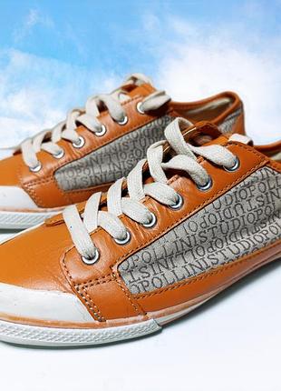 Кроссовки studio pollini (39 р.) оригинал! италия! кожа!