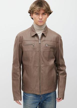 Brunello cucinelli куртка косуха шкіряна оригінал