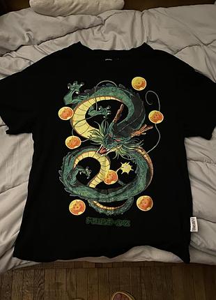 Футболка з принтом draconballz з cropp