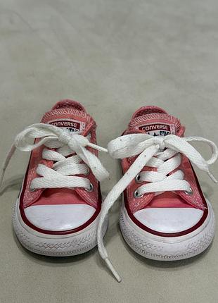 Кеди converse на дівчинку 19 розмір