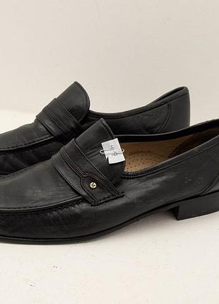Мужские кожаные лоферы antonio barbieri firenze (арт. 417) - натуральная кожа, made in italy, размер 43 (28 см)