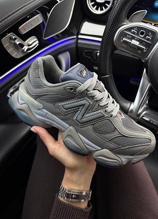 Кросівки чоловічі new balance 9060 grey/blue