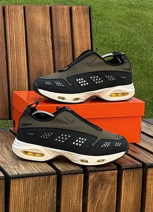 Кросівки nike air max sndr, хакі/чорні 175-5