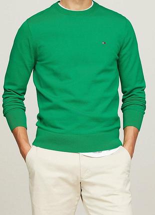 Кофта зелена tommy hilfiger