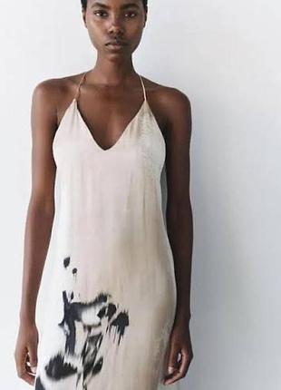 Віскозна сукня zara, xl