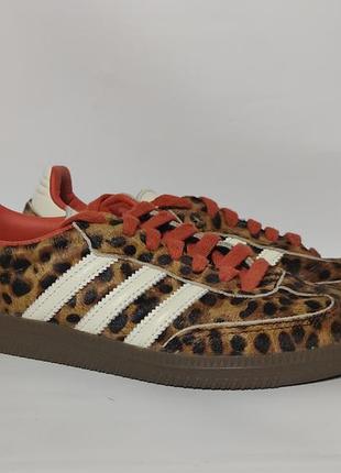 Кроссовки женские леопард adidas originals samba og brown ji2734 оригинал жесские кроссовки адидас самба
