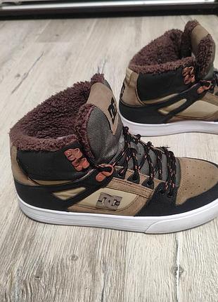 Зимние кеды dc pure high-top wc wnt