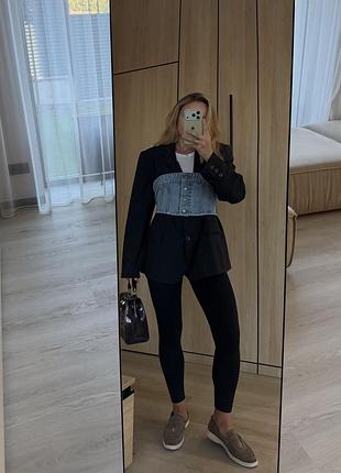 Корсетний джинсовий топ levi’s