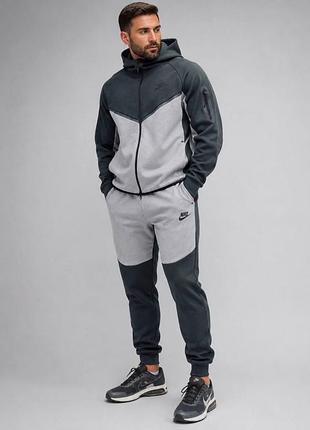 Стильний чоловічий спортивний костюм nike tech fleece