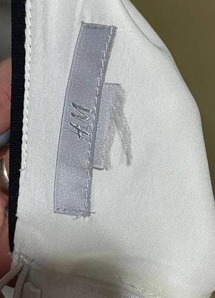 Біле  елегантне плаття від фірми h&m 3