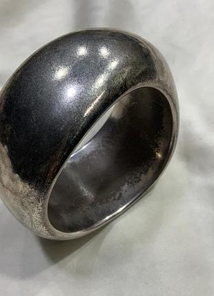 ⚜️ 🩶 💫 вінтажний масивний асиметричний браслет-кафф chunky metal statement y2k minimalist ⛓️ 🖤 ✨