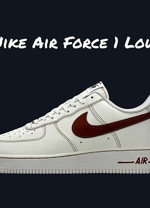 Nike air force 1 low white brown 5