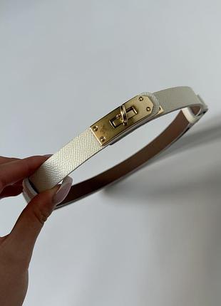 Уцінка жіночий ремінь hermes, білий пасок hermes, білий ремінь з уцінкою, жіночий ремень hermes, шкіряний ремінь ермес, еко шкіра ерме, ermes, єрме