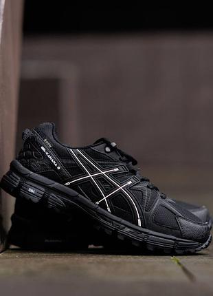 Р.40-45 кроссовки asics gel kahana 8 gore-tex black white as045