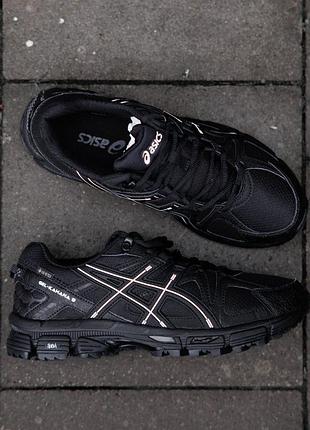 Р.40-45 кроссовки asics gel kahana 8 gore-tex black white as045