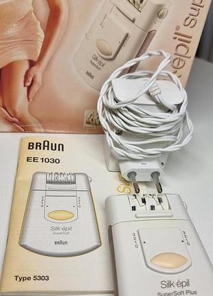 ​епілятор braun silk-épil supersoft plus (ee 1030)