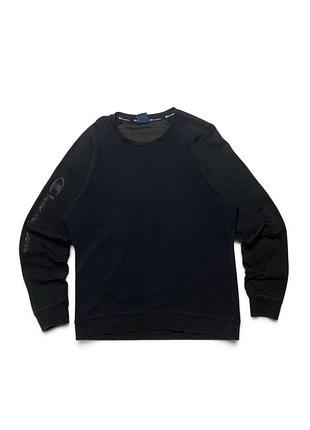 Чоловічий світшот champion 2xl / vintage sportswear / чорний