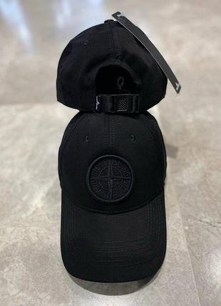 Кепка stone island черная / хаки / белая / коричневая / синяя