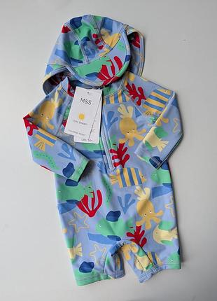 Купальный костюм новый m&amp;s солнцезащитный комбинезон spf 50