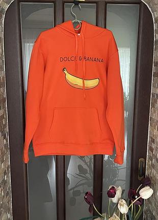 Утеплена толстовка dolce & banana на флісі