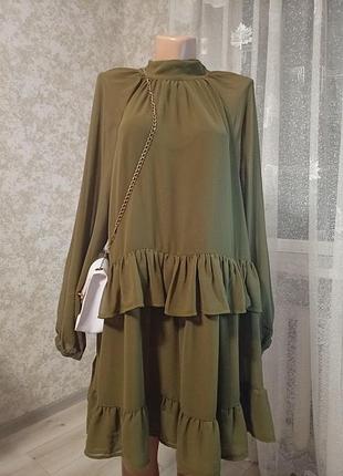 Женское шифоновое праздничное платье, от m &amp; s